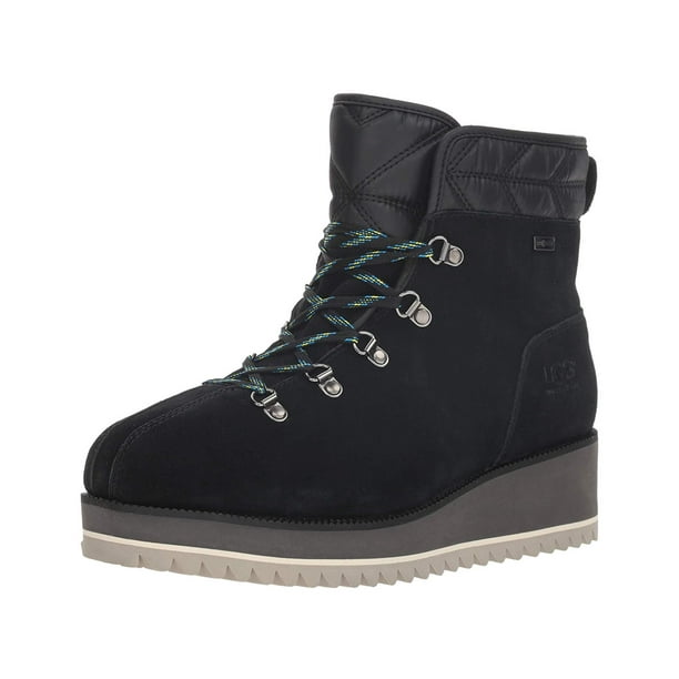 ugg neumel lace up ankle boots in leopard
