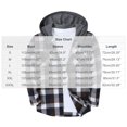 thumbnail image 2 of yillto Womens Flannel Jacket Plaid Coat Plus Size Zip up Hoodie Cardigan Outerwear Jackets with Pockets, 2 of 5