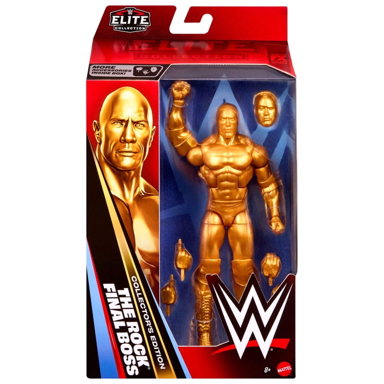 WWE Elite The Rock Action Figure, Series #125 Set, 6-inch