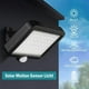 thumbnail image 5 of Juego de 2 luces solares para exteriores de 56 LED con sensor de movimiento, IP65 a prueba de agua, ángulo de iluminación de 120°, aplique solar para jardín con cable de 16,5 m RUIOIU, 5 of 5