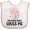 White and Pink, variant on Inktastic Pink Piggies My Great Aunt Loves Me Boys or Girls Baby Bib