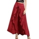 thumbnail image 2 of Pantalones de pierna ancha Qarigey con volantes para mujer Rojo 3XL, 2 of 6
