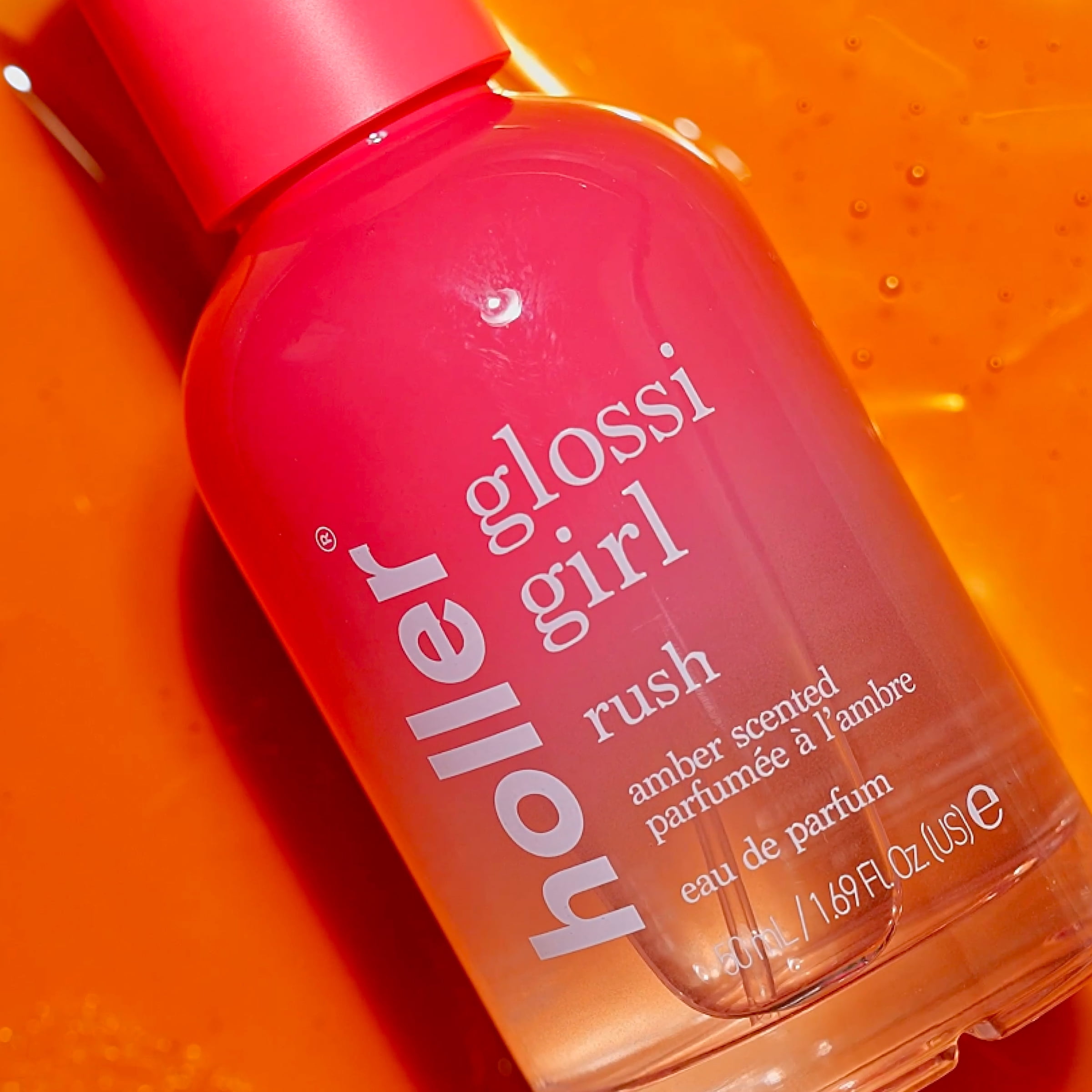 HOLLER Glossi Girl Rush Amber Scented Eau De Parfum, 1.69 fl oz
