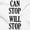 White, variant on Funny Can Stop Will Stop Song Joke Crewneck T Shirts Boy Girl Teen Brisco Brands X