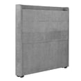 thumbnail image 4 of Base Cama Slim Individual + Cabecera Wing Trinity Gris Duk, 4 of 8