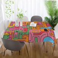 thumbnail image 5 of Yayeee Tablecloths for Rectangular Tables 60 x 120 inch Party Table Cover, Art City, 5 of 6