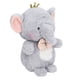 thumbnail image 2 of Elefante de peluche, lindo, vívido, suave, amigable con la piel, elefante de peluche para niños, adultos, coche, oficina, 2 of 5