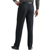 George Mens & Big Mens Classic Fit Pleated Cuffed Microfiber Dress Pants with Adjustable Waistband, Sizes 30-54