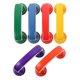 thumbnail image 1 of 6pcs Plastic Reading Phones 6 Colors Whispering Feedback Phones Hear Sound Phone Fake Telephone Speech Therapy Toy Tool For Classroom Kids Adults, 1 of 4