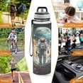 thumbnail image 7 of Astronaut Space 32oz Water Bottles with Straw Tritan Leakproof Sports Bottle BPA Free Clear for Fitness Gym Swimming Cycling, 7 of 7