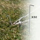 thumbnail image 4 of 50x Estacas de carpa Estacas de carpa de metal Aleación de aluminio Ganchos de carpa multipropósito Estacas de carpa portátiles duraderas Clavijas de 035 cm x 15 cm shamjiam Estacas para tienda, 4 of 8