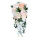thumbnail image 1 of Ramo de novia de boda, flores de rosas artificiales de novia, ramo de flores falsas de , ramo en cascada Boho rústico, 1 of 9