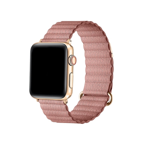 Posh Tech Riley Magnetic Faux Leather Band Compatible with Apple Watch