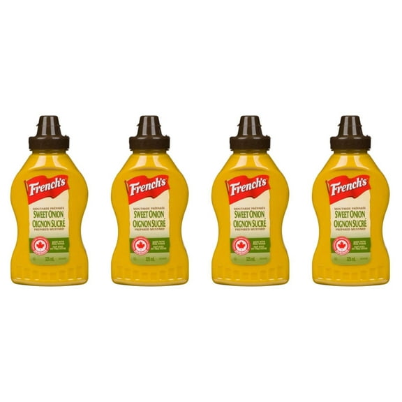 French's Mustard Sweet Onion 325 ml (4 Pack)