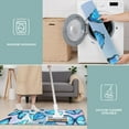thumbnail image 6 of Blue Butterfly Group Pattern Kitchen Rugs Sets Of 3,Kitchen Runner Rugs Non Skid Washable,Decorative Kitchen Floor Mats for Kitchen,Sink,Laundry,17"x30"+ 17"x47" + 17"x59", 6 of 6