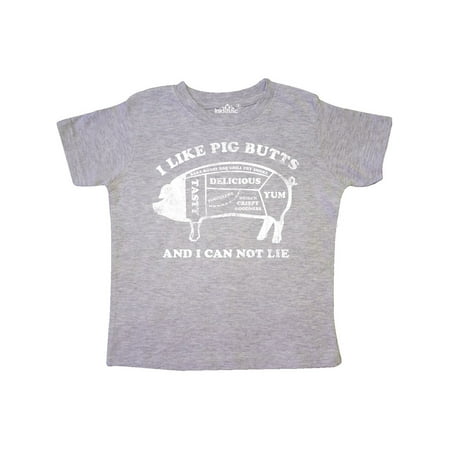 

Inktastic I Like Pig Butts WHT Gift Toddler Boy or Toddler Girl T-Shirt