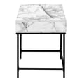 thumbnail image 6 of Computer Desk - 2 Storage Drawers / Recessed Metal Legs - 48"L - White Marble-Look / Black, 6 of 6