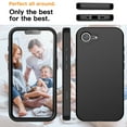 thumbnail image 6 of For Apple iPhone 16e Case Military Heavy Duty Shockproof Rugged Hybrid Protective Cover Cushion Phone Case 3-Layer, 6 of 18