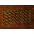thumbnail image 1 of Ahgly Company Machine Washable Indoor Rectangle Persian Yellow Traditional Area Rugs, 6' x 9', 1 of 4