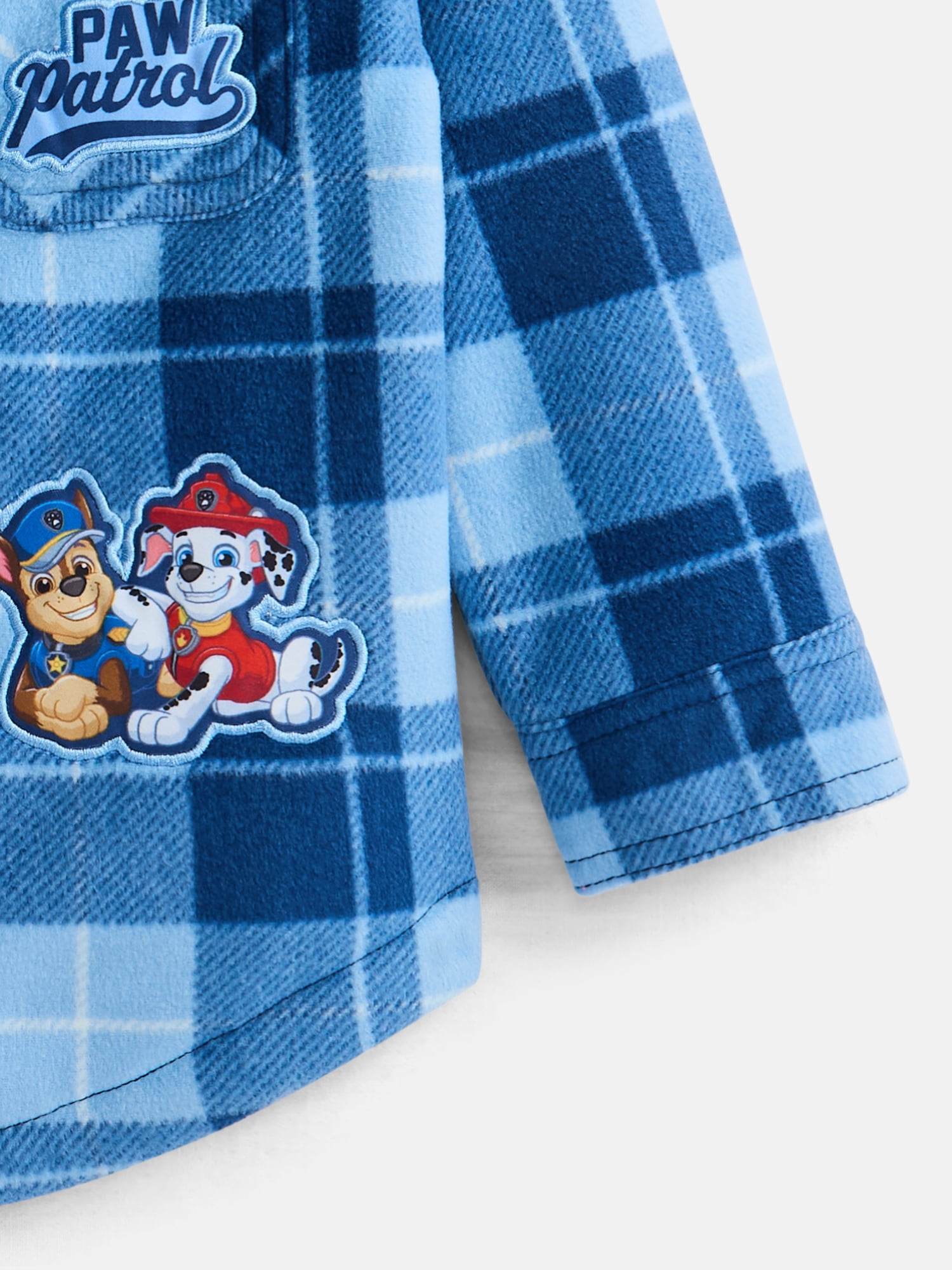 PAW Patrol Toddler Boys Shacket with Long Sleeves, Sizes 2T-5T