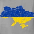 thumbnail image 3 of CafePress - Outline Ukraine Flag And Map Cracked Women's Comfo - Womens Comfort Colors® Shirt, 3 of 4