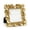 Ginkgo Leaf Gold-4x4 inches, variant on 11x14 Picture Frame Vintage Frames  Ornate Leaf Textured Hand-crafted With Glass Front For Tabletop Display Retro Design Home Decor