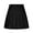 Black, variant on Ohufall Women's Pleated Mini Skirts Plus Size Fashion Solid Elastic High Waist Skater Tennis Skirt Flowy A-Line School Uniform Skorts for Women