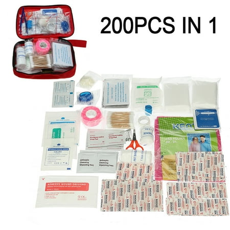 Portable 451 200 Items Family First Aid Kit For Hiking Travel Mountaineering Walmart Canada