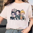 thumbnail image 2 of Camiseta divertida de Anime para hombre y mujer, camisa de manga corta con estampado de dibujos animados de Hashibira Inosuke Kamado Tanjirou Agatsuma Zenitsu, fresca de verano, 2 of 5
