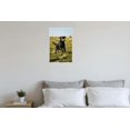 thumbnail image 7 of Flat-Coated Retriever Fetching Tennis Ball Sunny Field Wildlife 12x18 US Made Poster, 7 of 7