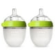 thumbnail image 1 of Biberones de Silicona Comotomo Verde, Pack de 2 de 150 Ml, 1 of 6