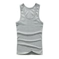thumbnail image 5 of JTieacloth Mens Shirt Medium Male Tank Top Sports Slim Undershirt Base Layer Sleeveless Gym Vest, 5 of 5