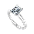 thumbnail image 4 of BEST Jewel 1.7 Ct Emerald Cut Diamond Engagement Ring for Women - 14K White Gold Plated Ring - Stylish Proposal Ring - Bridal Ring for Her - Elegant Solitaire Wedding Ring for Women, 4 of 4