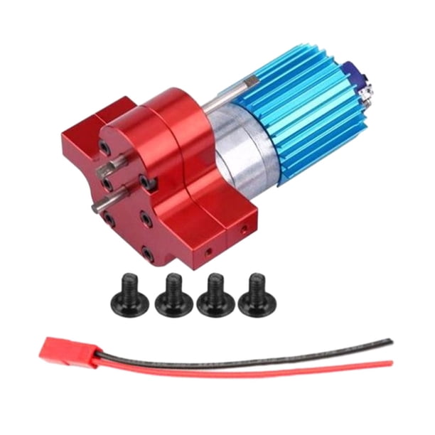 Bewildely Motor cepillado RCGOFFLOW de aleación de aluminio resistente al agua, Motor cepillado Rc resistente al calor para Motor cepillado Rc Kits de construcción modelo Rojo