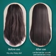 thumbnail image 7 of 2-in-1 Ionic Hair Straightener Brush with Digital Display, 10 Temperature Settings 300°F-750°F, Fast 30s Heating – For Frizz Control & Smooth Hair, Blue, 7 of 7