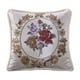 thumbnail image 2 of 17.7 Inches 45cm Wide Wide Pack Of European Emboss Flower Pillows Sofa Waist Cushions Car Bedrooms Home Backrests Pillowcases, 2 of 6