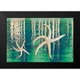 thumbnail image 2 of Mahan, Kathy 24x17 Black Modern Framed Museum Art Print Titled - Starfish on Water I, 2 of 5