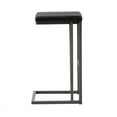 thumbnail image 4 of Sunpan Boone 30" Modern Faux Leather Barstool in Dark Gray-Onyx (Set of 2), 4 of 6
