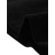 thumbnail image 5 of Chaqueta de terciopelo para mujer Vintage Stand Collar Open Front Button Decor Jacket Negro S, 5 of 5