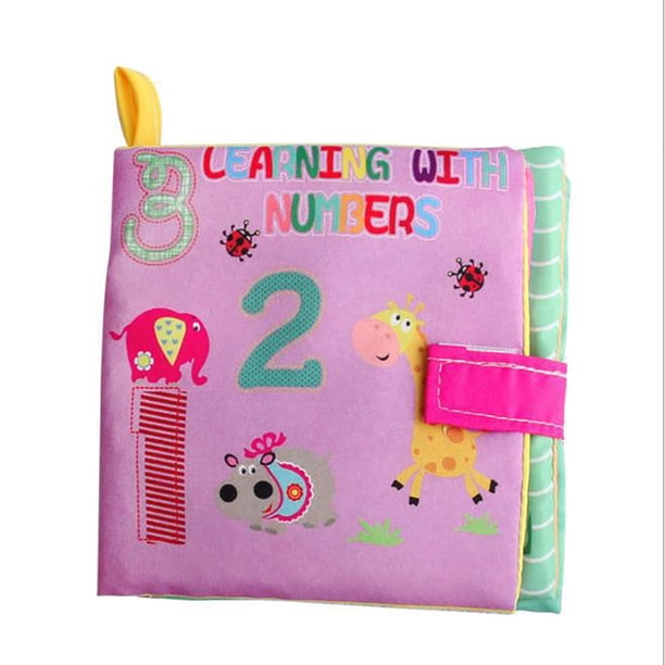 Cloth Book Baby Cloth Book Infant Cloth Book Baby Early Educational Book Baby Early Learning Book Portable Baby Infant Cartoon Soft Cloth Book Early Educational Preschool Gift ANGGREK Otros