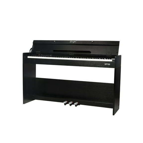 FITHOOD Lexington 88 Keys Digital Piano Graded Hammer Action Weighted Keys; Wooden Stand; Black Matt