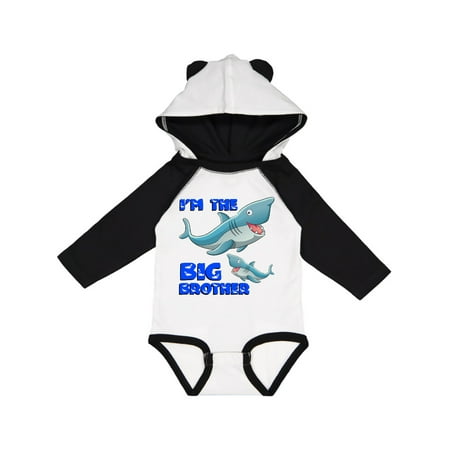 

Inktastic I m The Big Brother Shark Gift Baby Boy Long Sleeve Bodysuit