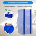 thumbnail image 3 of Simple Deluxe Paquete de 10 bolsas de mudanza extra grandes con correas de mochila, asas/cremalleras fuertes, bolsa de almacenamiento resistente para mudanzas, viajes, campamentos, ahorro de espacio,, 3 of 5
