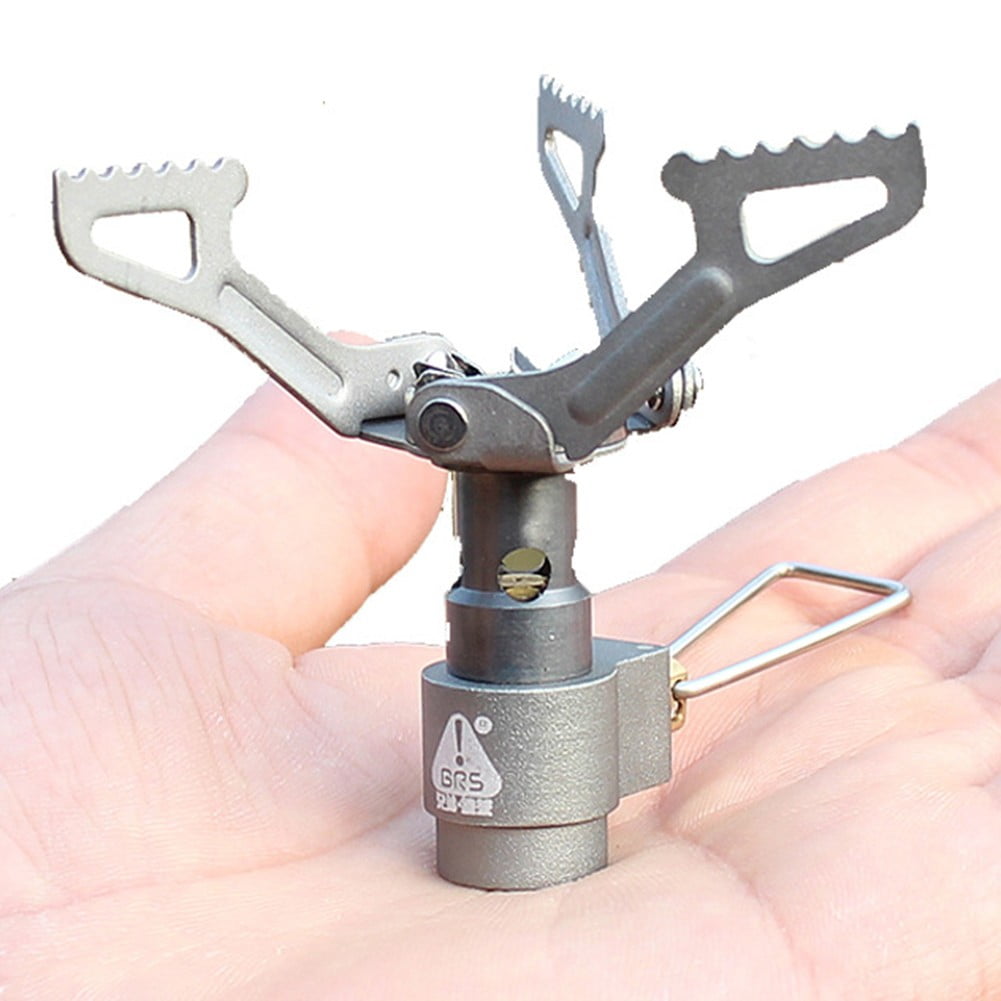 Ré Réchaud à Gaz Portable BRS-3000T - 2700W, 25g, Alliage - Pour Camping, Randonnée, Pique-nique - Ultra Léger - 6