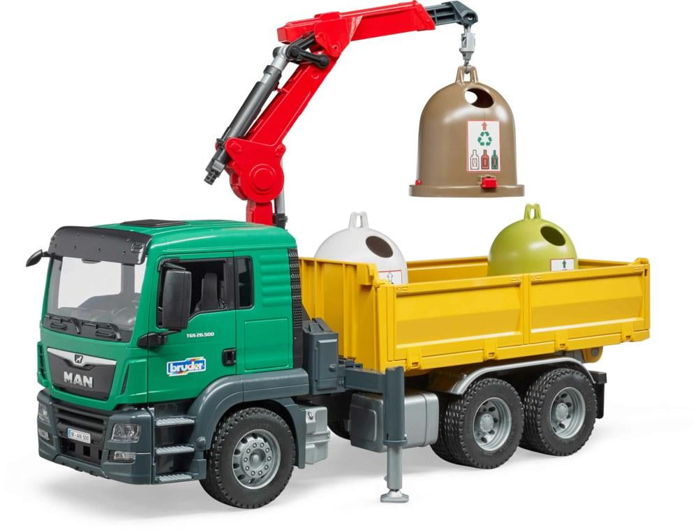 bruder recycling truck