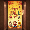 thumbnail image 4 of Pumpkin Decoration Happy Fall Banner Autumn Leaves Harvest Scarecrow Decoration for Fall Festival Thanksgiving Home Decor Seasonal Celebration, 4 of 9
