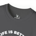 thumbnail image 4 of Life is Better with Golden Retriever - Funny Dog Lover Unisex Cotton Tee, 4 of 4
