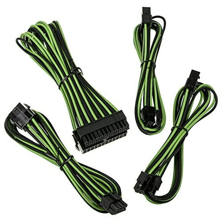 Extension Cable Kit - Bitfenix Alchemy 2.0 Extension Cable Kit - Black/ NV Green (BFX-ALC-EXTKG-RP)