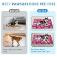thumbnail image 2 of Non-Slip Washable Dog Pee Pads with Paisley Print, 35"x41" Reusable Absorbent Mat for Puppy Potty Training on Floors and in Kennels., 2 of 2