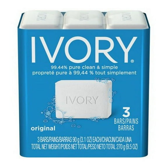 Ivory Bar Soap, Original - 3.1 Oz, 3 Pack, 6 Pack